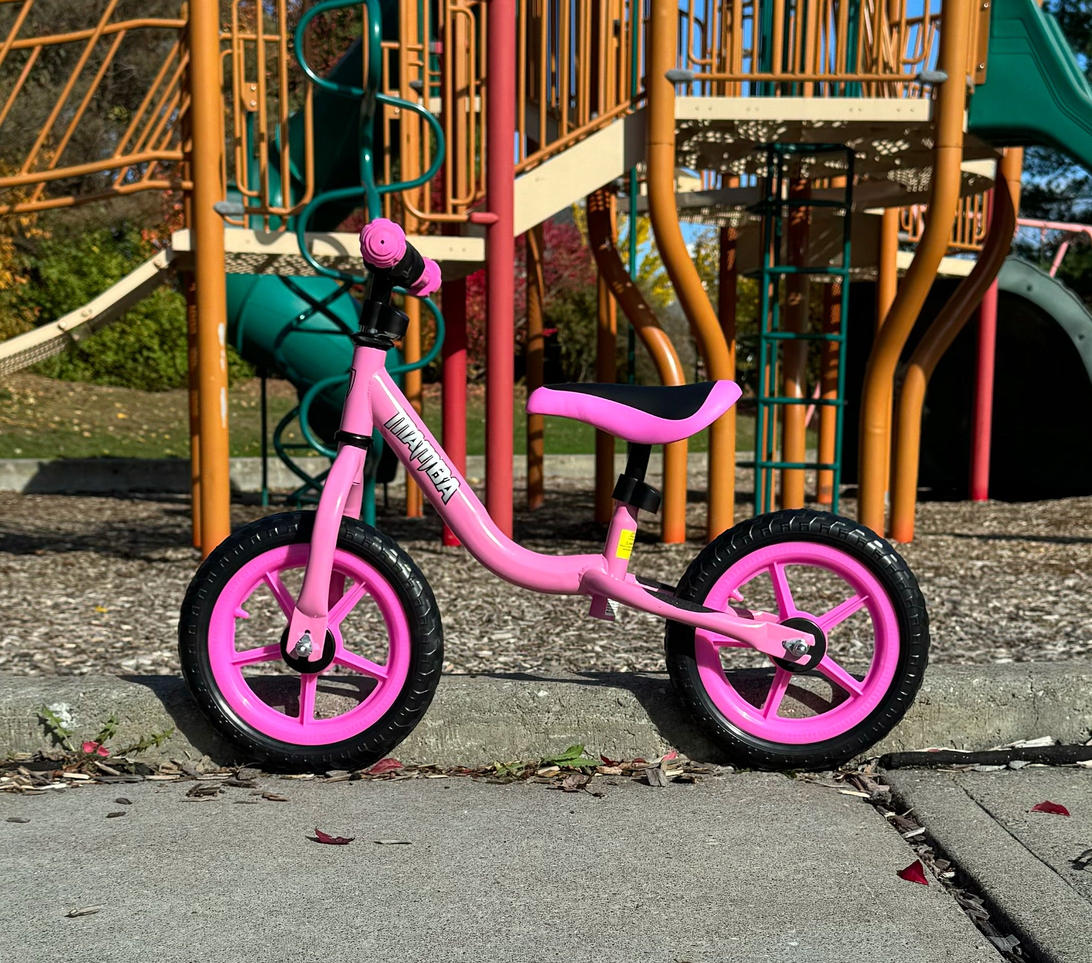 Pink Balance Bike Mamba Sport