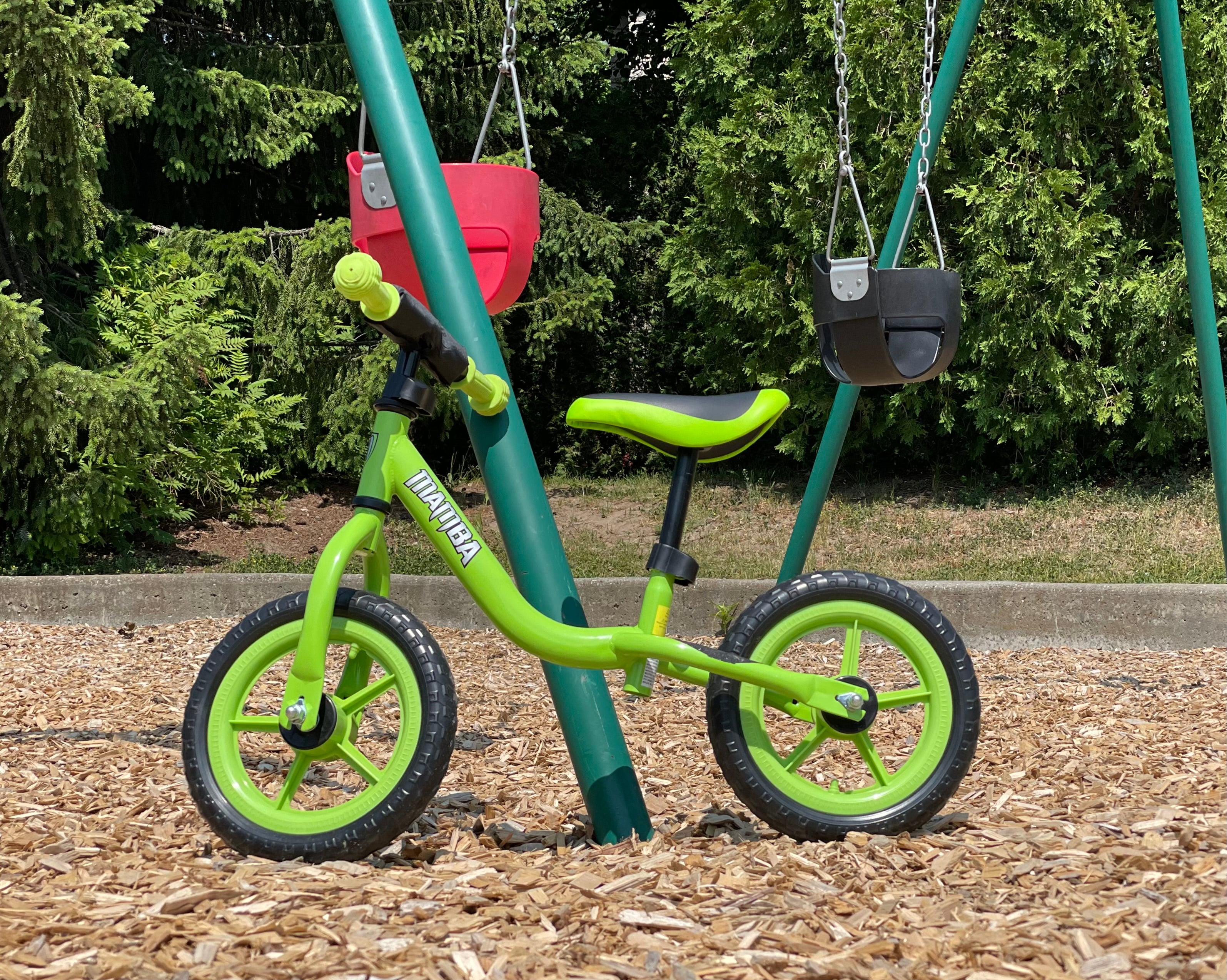 Green Balance Bike Mamba Sport